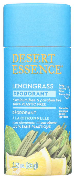 DESERT ESSENCE: Lemongrass Deodorant, 2.25 oz