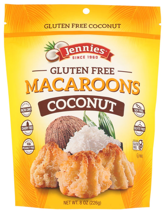 JENNIE'S: Gluten Free Coconut Macaroons, 8 oz