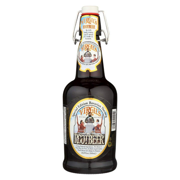 VIRGILS: Soda Root Beer, 16.9 fo