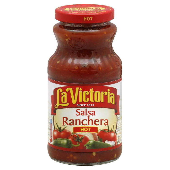 LA VICTORIA: Hot Ranchera Salsa, 16 oz