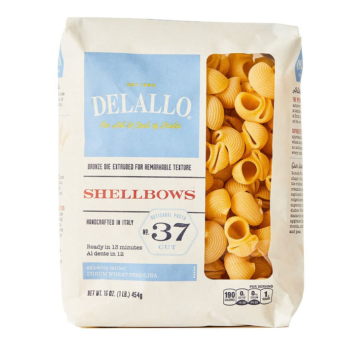 DELALLO: Shellbows Pasta, 16 oz