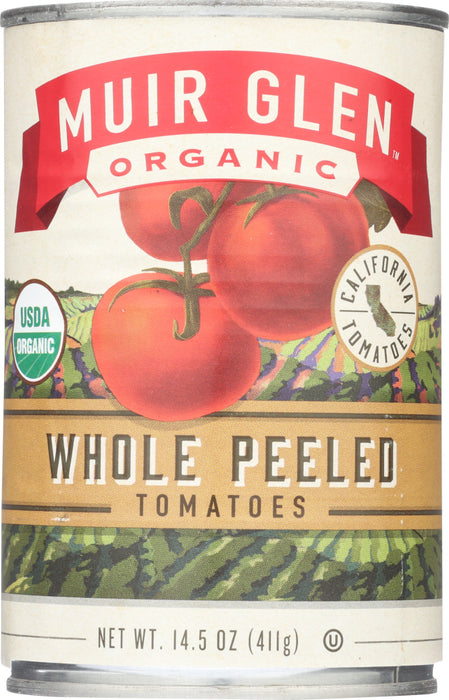 MUIR GLEN: Organic Whole Peeled Tomatoes, 14.5 oz