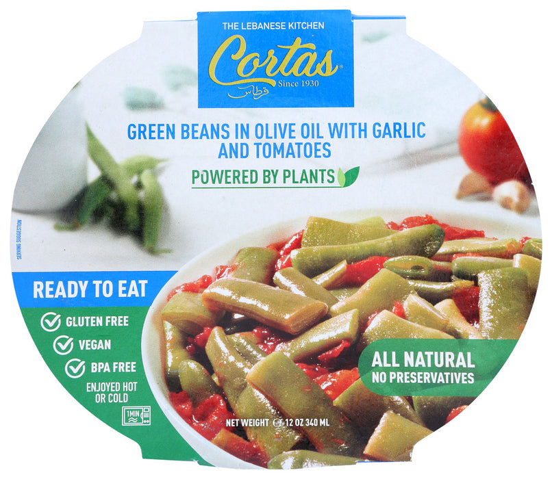 CORTAS: Entree Grnbeans Oil Tomat, 12 oz