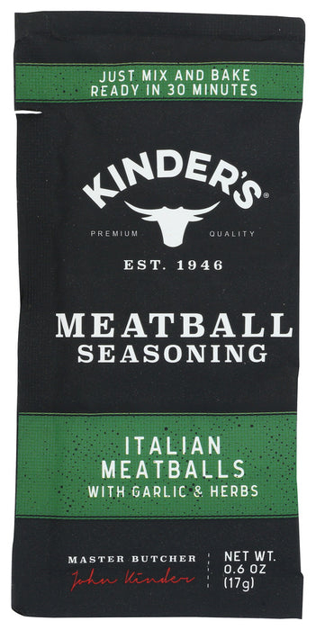 KINDERS: Seasoning Italian Mtballs, 0.6 OZ