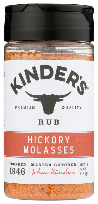 KINDERS: Rub Hickory Molasses, 5 OZ