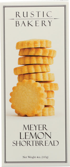 RUSTIC BAKERY: Meyer Lemon Shortbread, 4 oz