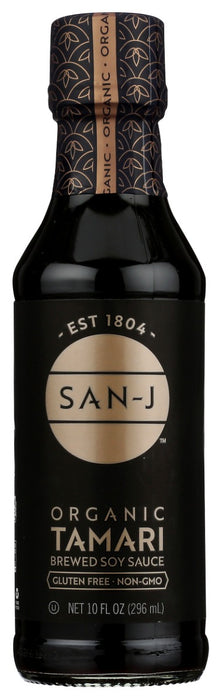 SAN-J: Organic Wheat Free Tamari Soy Sauce, 10 fo
