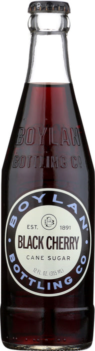 BOYLAN: Black Cherry Soda, 12 fo