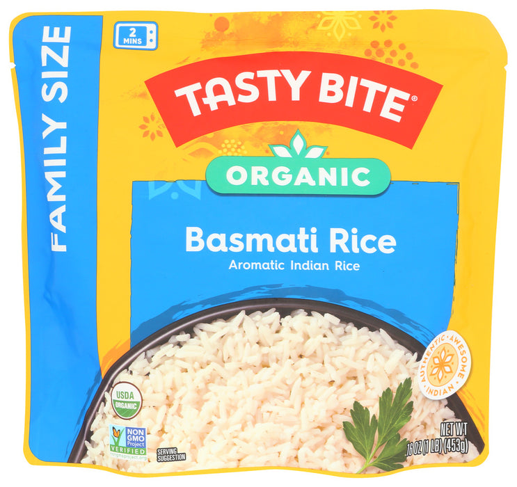TASTY BITE: Rice Basmati Family Size, 16 oz
