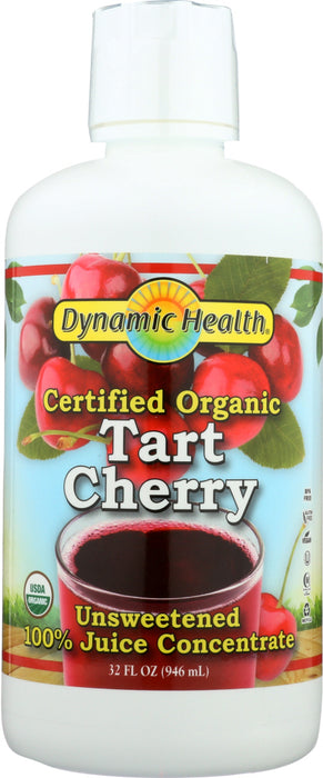 DYNAMIC HEALTH: Tart Cherry Concentrate Organic, 32 fo