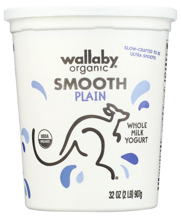 WALLABY: Organic Plain Lowfat Yogurt, 32 oz