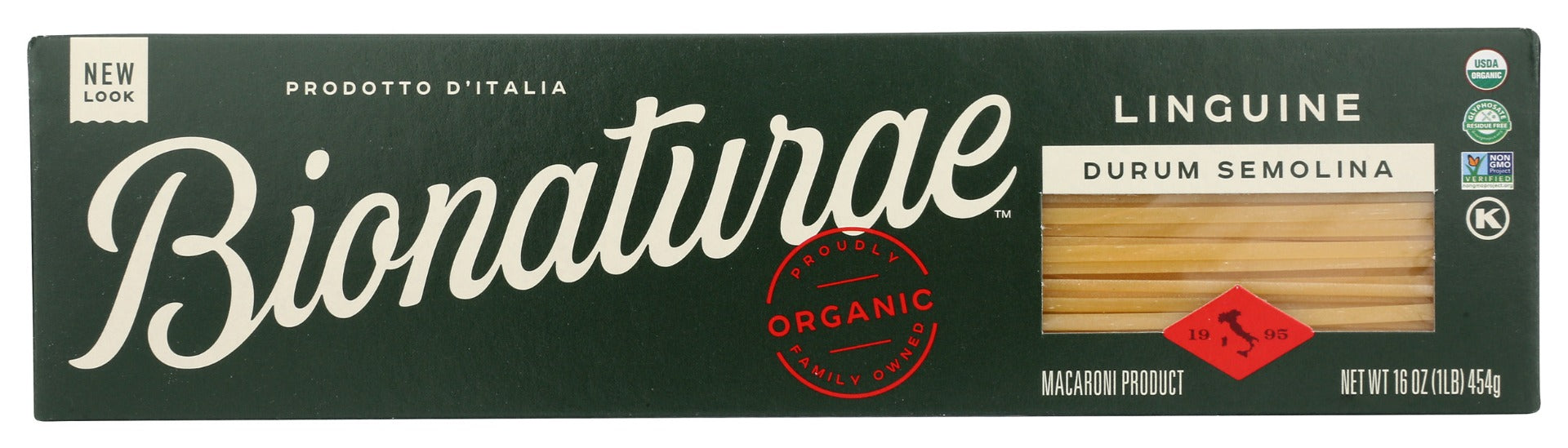 BIONATURAE: Organic Durum Semolina Linguine Pasta, 16 oz
