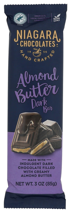 NIAGARA: Dark Chocolate Almond Butter Bars, 3 oz