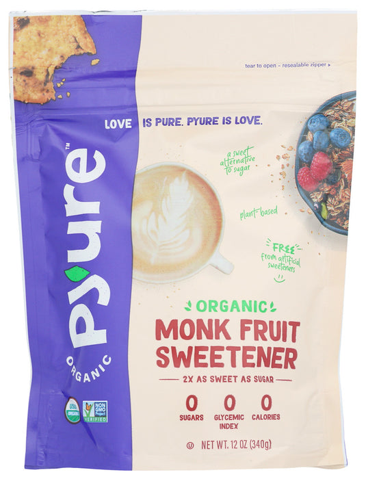 PYURE: Organic Monk Fruit Sweetener, 12 oz
