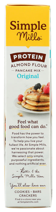 SIMPLE MILLS: Almond Flour Original Protein Pancake Mix, 10.4 oz