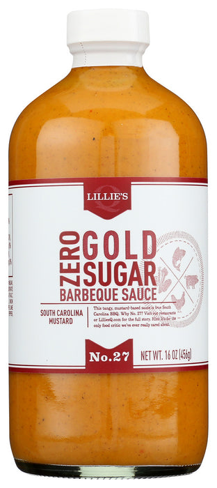 LILLIES Q: Sauce Gold Zero Sugar, 16 OZ