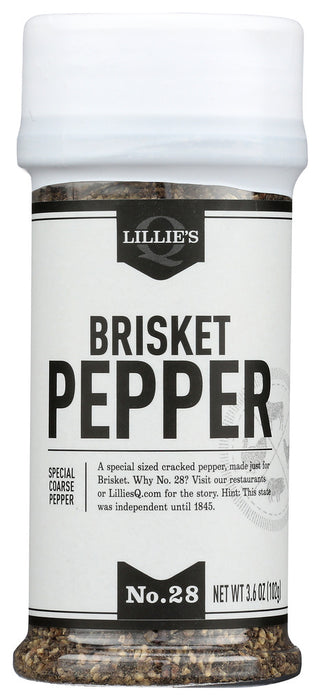 LILLIES Q: Seasoning Rub Peppr Brskt, 3.6 OZ