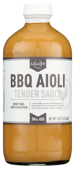 LILLIES Q: Sauce Bbq Aioli Tender, 16.5 FO