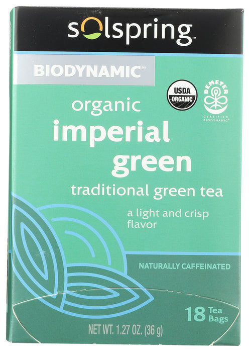 SOLSPRING: Tea Green Imperial, 1 ea