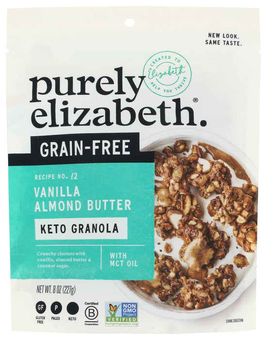 PURELY ELIZABETH: Granola Van Almnd Btr Mct, 8 oz