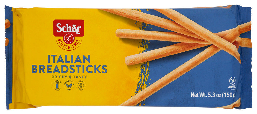 SCHAR: Italian Gluten Free Wheat Free Breadsticks, 5.3 Oz