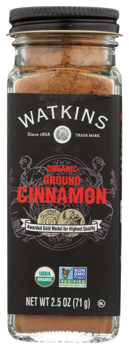 WATKINS: Organic Ground Cinnamon, 2.5 oz