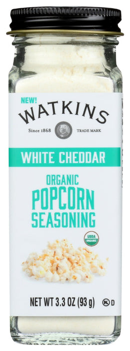 WATKINS: Popcorn White Chedder,	3.3 oz