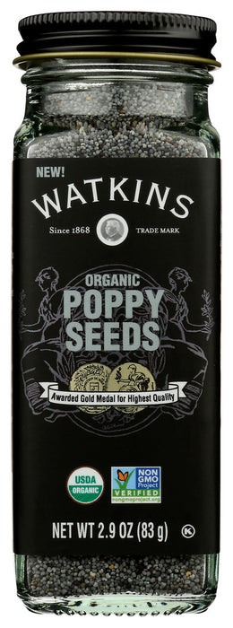 WATKINS: Organic Poppy Seeds, 2.9 oz