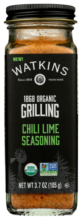 WATKINS: Organic Grilling Chili Lime Seasoning, 3.7 oz