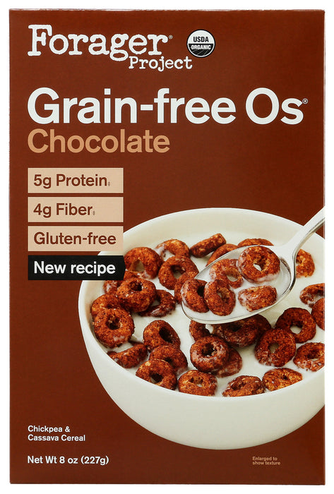 FORAGER: Chocolate Gluten Free Cereal, 8 oz