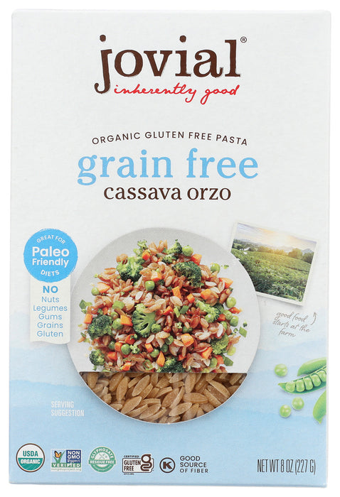 JOVIAL: Organic Grain Free Cassava Orzo, 8 oz