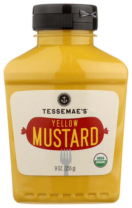 TESSEMAES: Mustard Yellw Organic Sqz, 9 oz