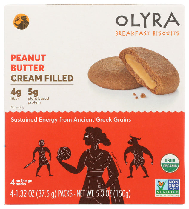 OLYRA: Biscuits Brkfst Pnut Btter, 5.3 oz