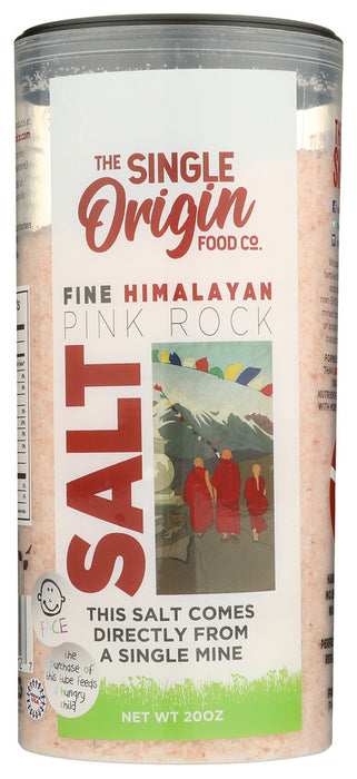 THE SINGLE ORIGIN FOOD CO: Shaker Salt Hmlayan Pink, 20 oz