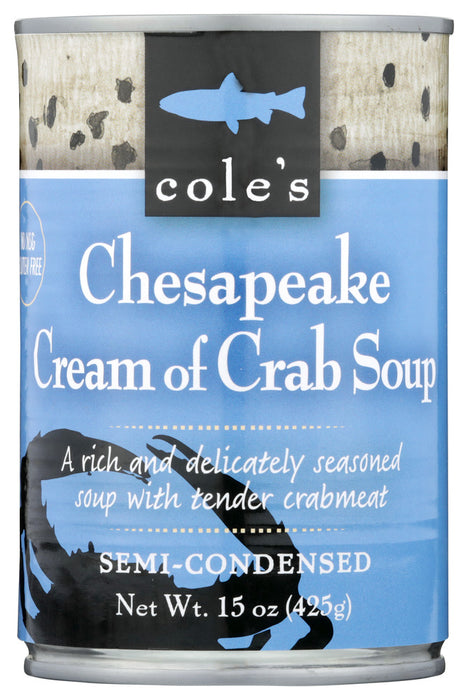 COLES: Chesapeake Cream Of Crab Soup, 15 oz