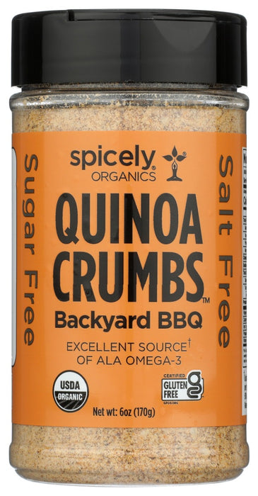 SPICELY ORGANICS: Quinoa Crumbs Backyard Bbq, 6 oz
