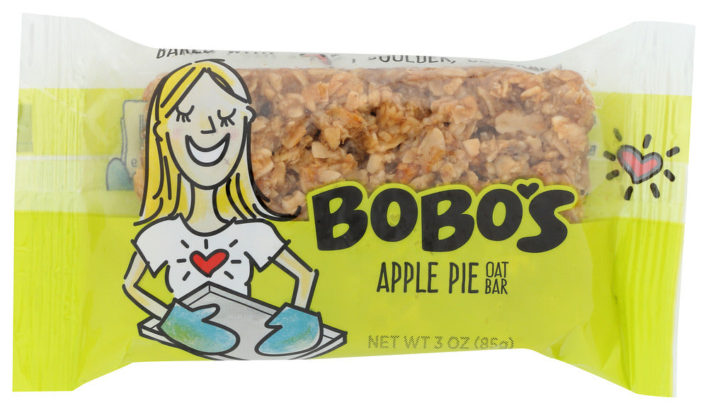 BOBOS OAT BARS: Gluten Free All Natural Apple Pie, 3 oz