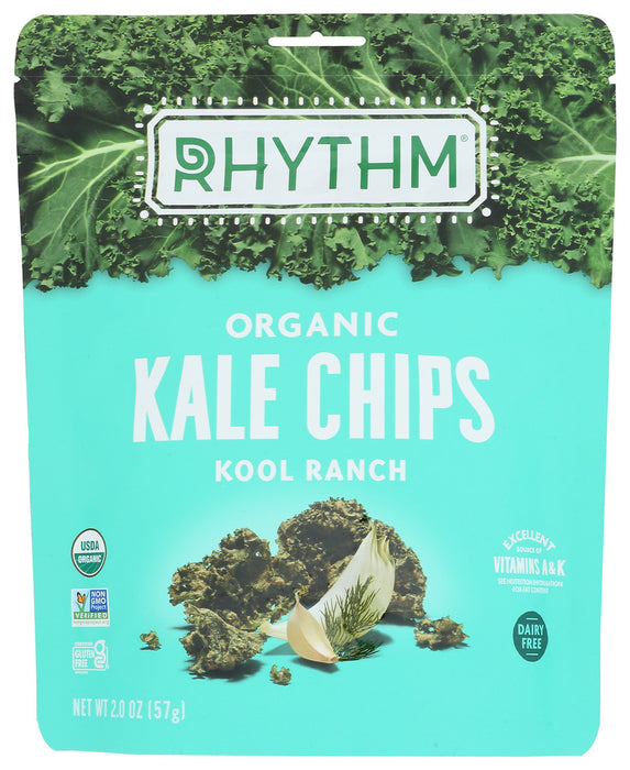 RHYTHM SUPERFOODS: Kale Chips Kool Ranch, 2 oz