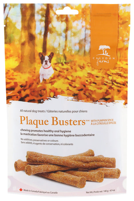 CALEDON FARMS: Plaque Busters With Pumpkin Spice, 4.9 oz