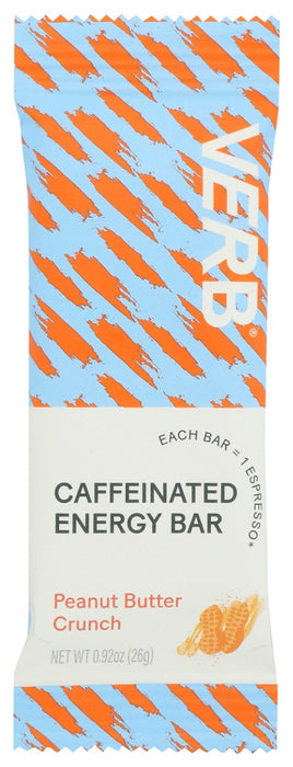 VERB ENERGY: Bar Peanut Butter Crunch, 0.92 oz