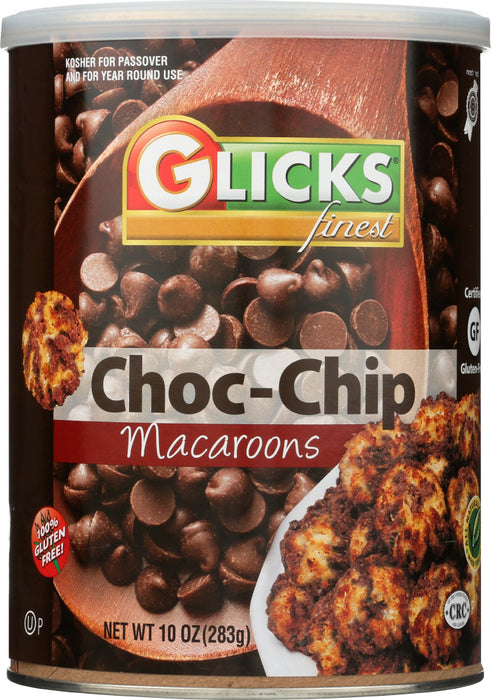 GLICKS: Macaroon Choc Chp Gf, 10 oz