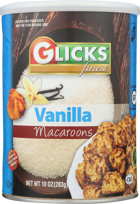 GLICKS: Macaroon Vanilla, 10 oz