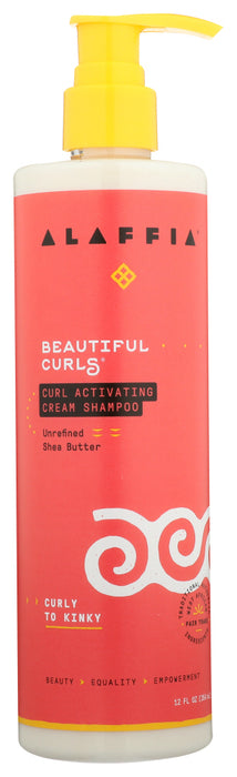 ALAFFIA: Curl Activating Cream Shampoo, 12 fo