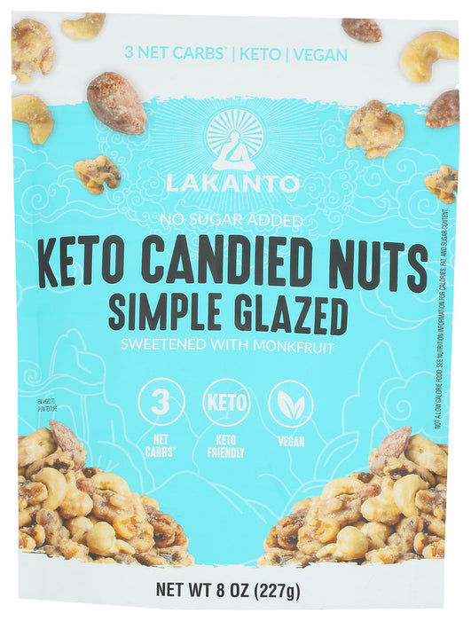 LAKANTO: Nuts Candied Simple Glzd, 8 oz