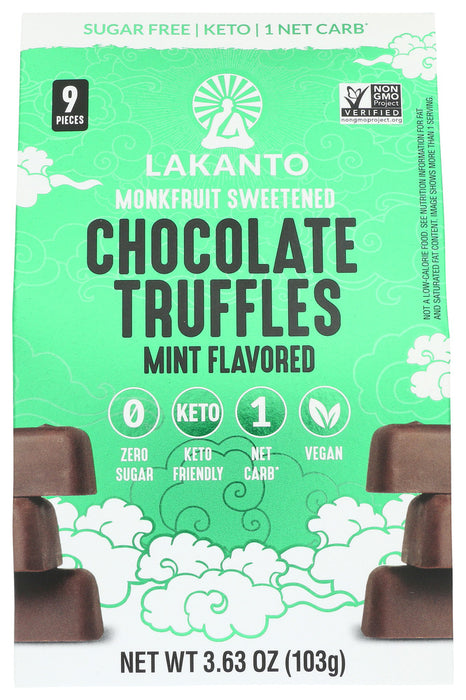 LAKANTO: Truffles Choc Mint Flvr, 3.63 oz