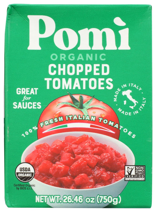 POMI: Tomatoes Chopped Organic, 26.46 oz