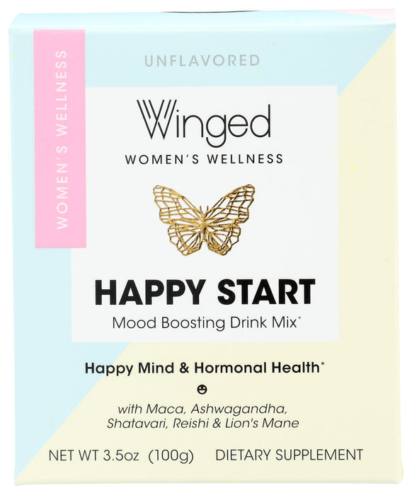 WINGED: Happy Mood Boost Pwdr, 3.5 oz