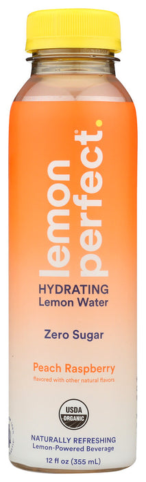 LEMON PERFECT: Water Peach Raspberry, 12 FO