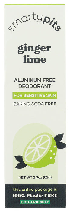 SMARTYPITS: Deodorant Ginger Lime, 2.9 OZ