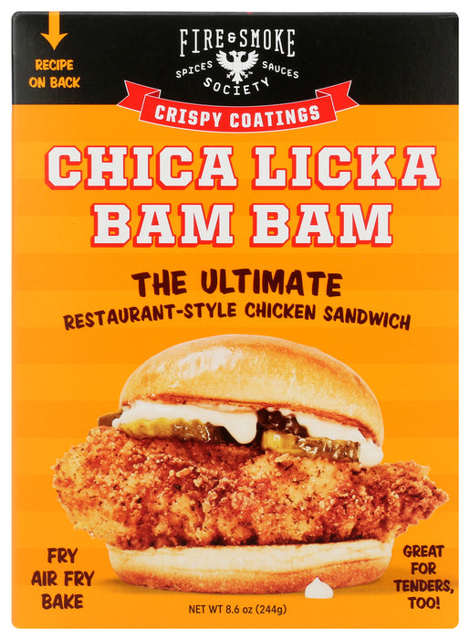 FIRE AND SMOKE: Coating Crspy Crnchy Chik, 4.5 OZ